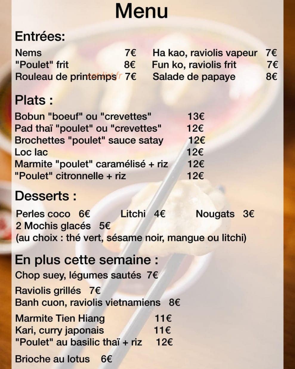 Tien Hiang — carte page 1