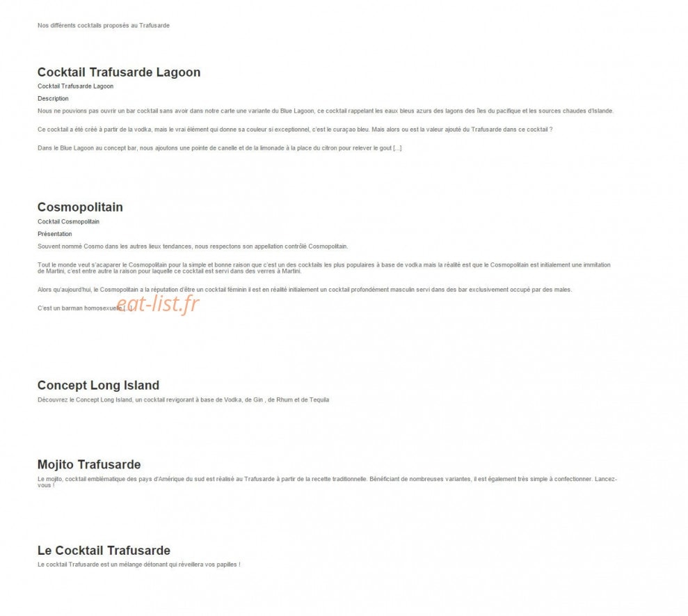 Trafusarde — carte page 3