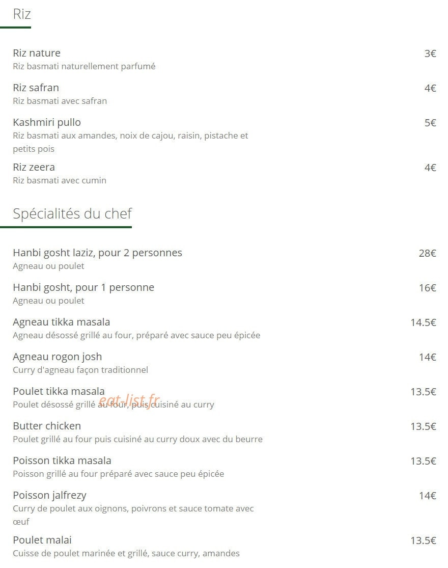 Trésor du Kashmir — carte page 6