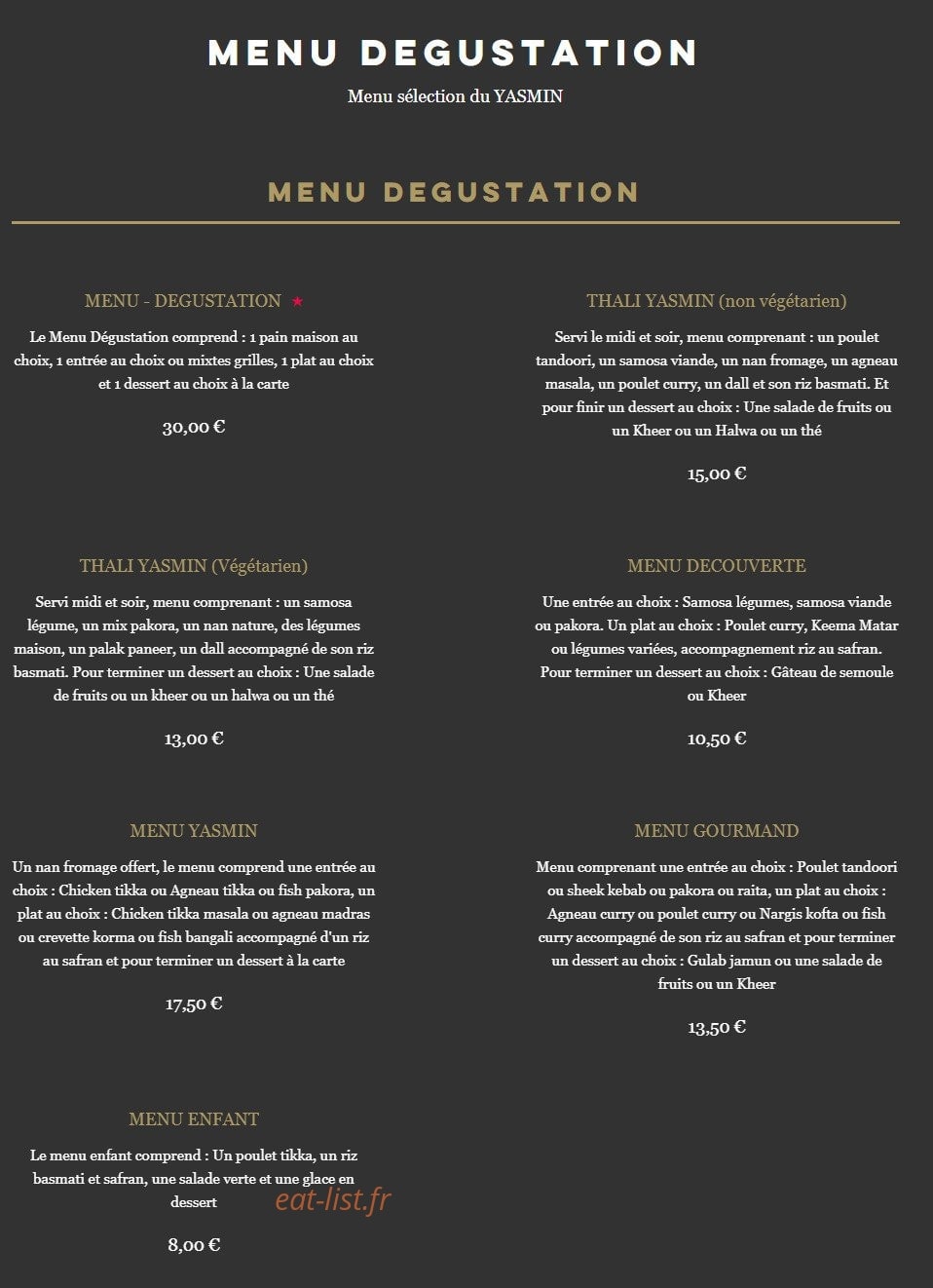 Yasmin — carte page 12