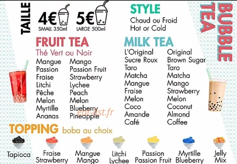 Yummy — carte page 1
