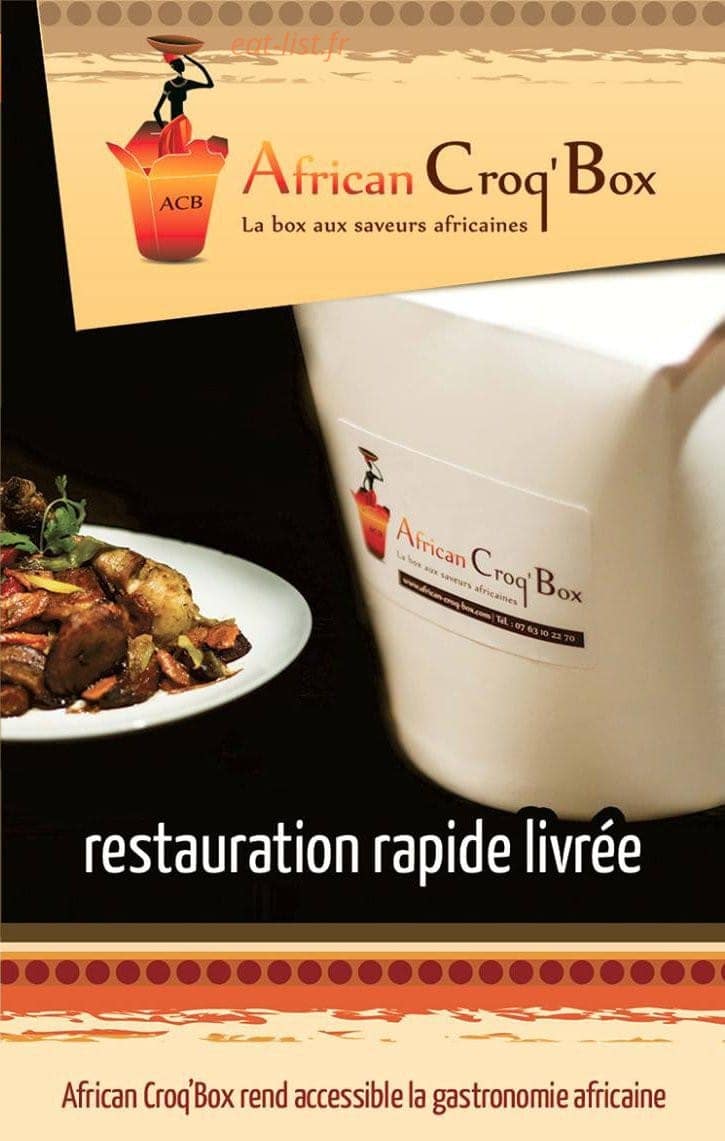 African Croq'box — carte page 1