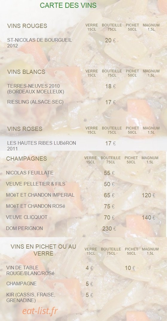 African Kitchen Paris — carte page 9