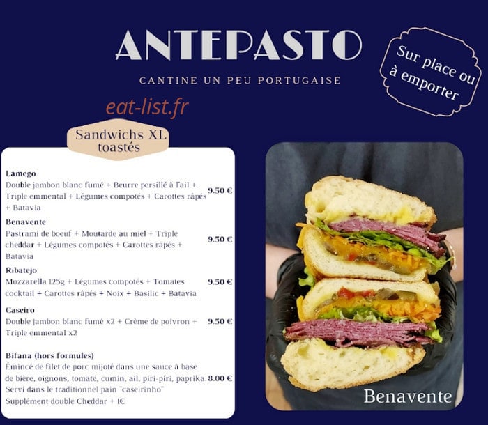 Antepasto — carte page 2