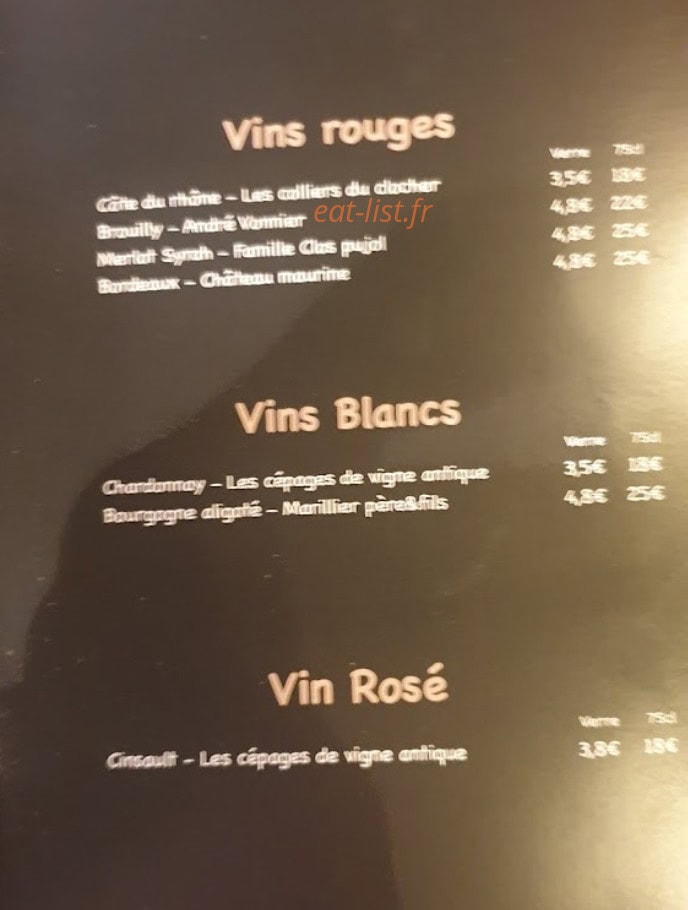 Are'z Bar — carte page 6