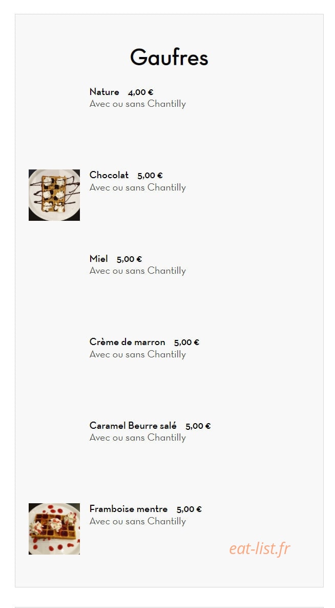 Artisanal pizza — carte page 9