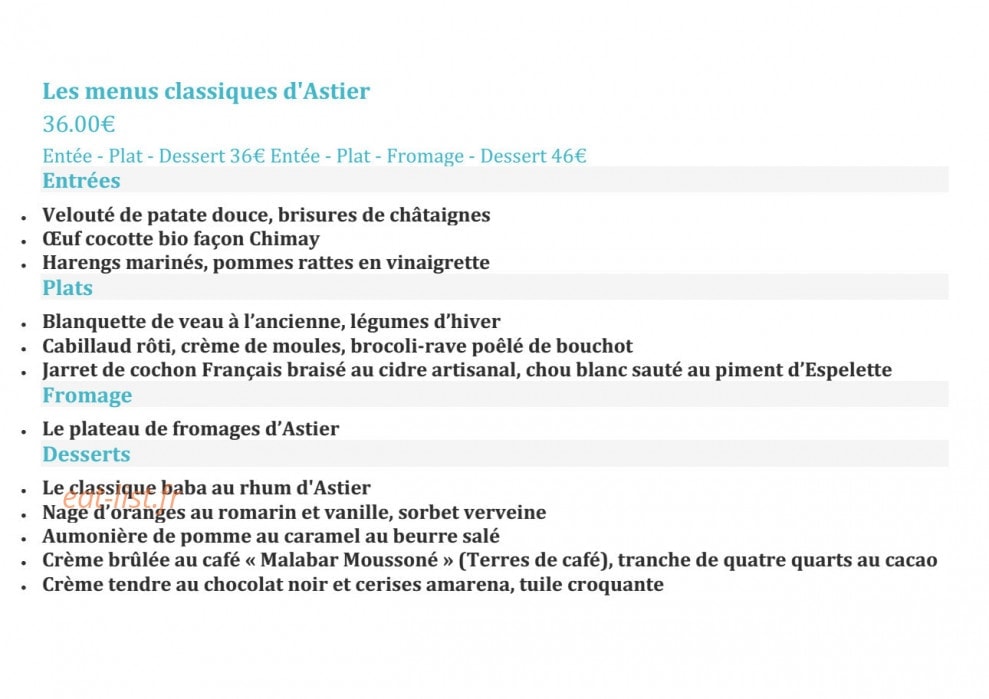 Astier — carte page 2