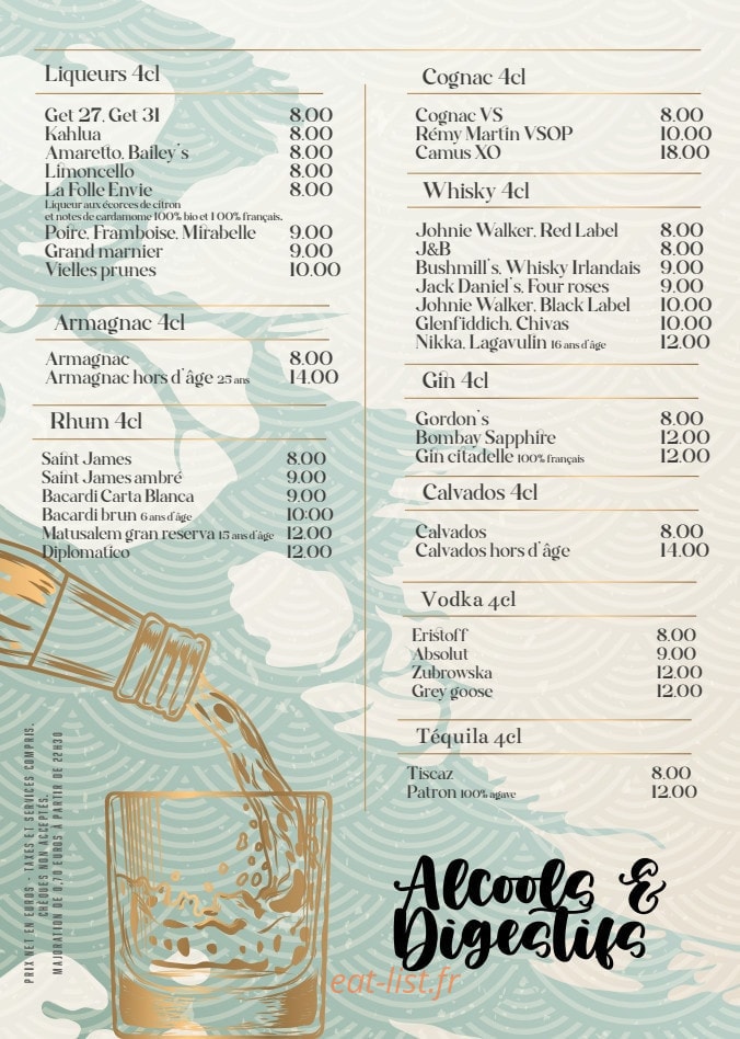 Au Cadran Voltaire — carte page 14
