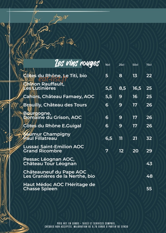 Au Cadran Voltaire — carte page 10