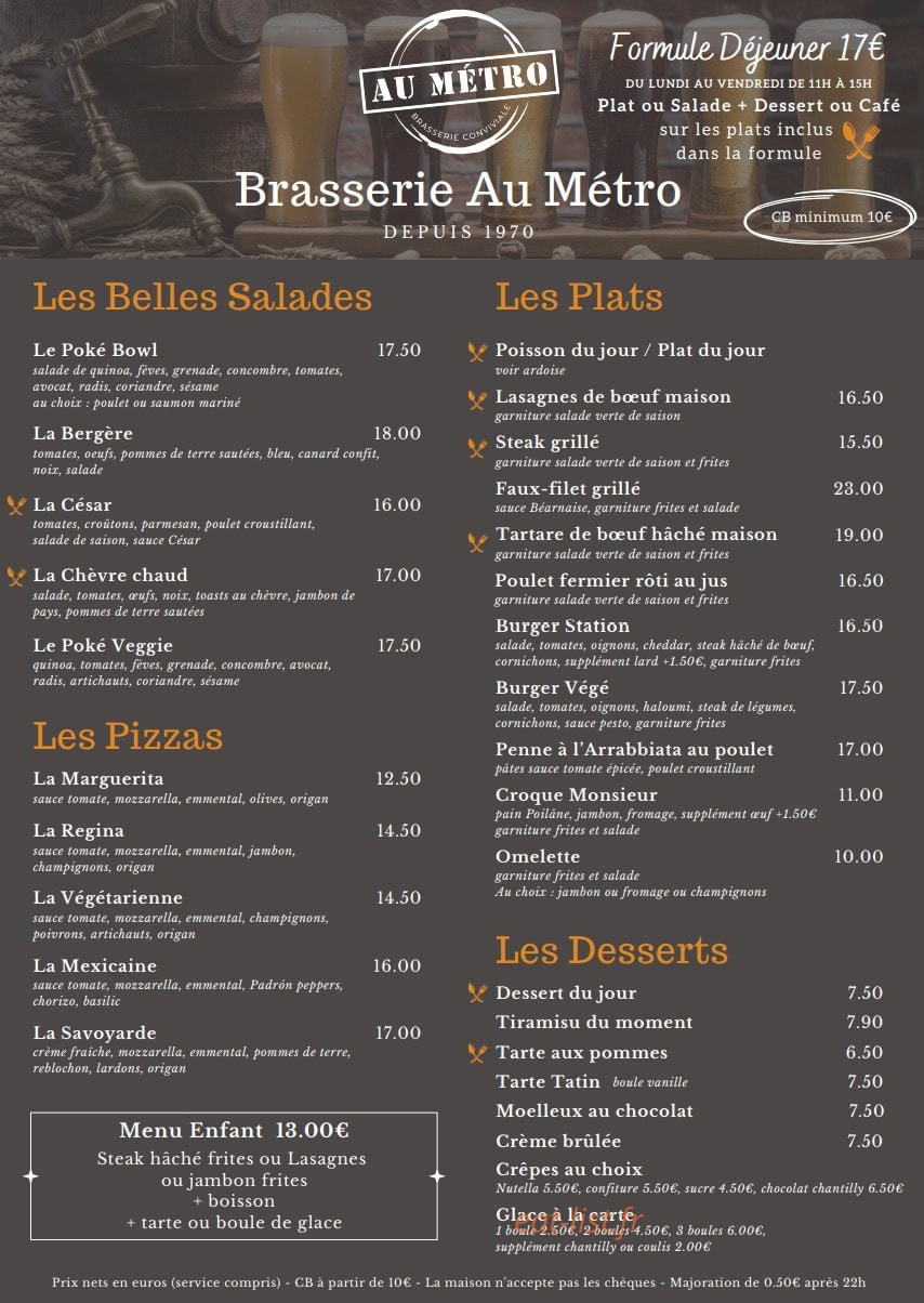 Au Métro — carte page 2