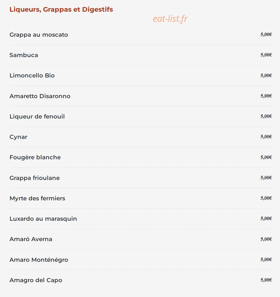Ave Pizza — carte page 7