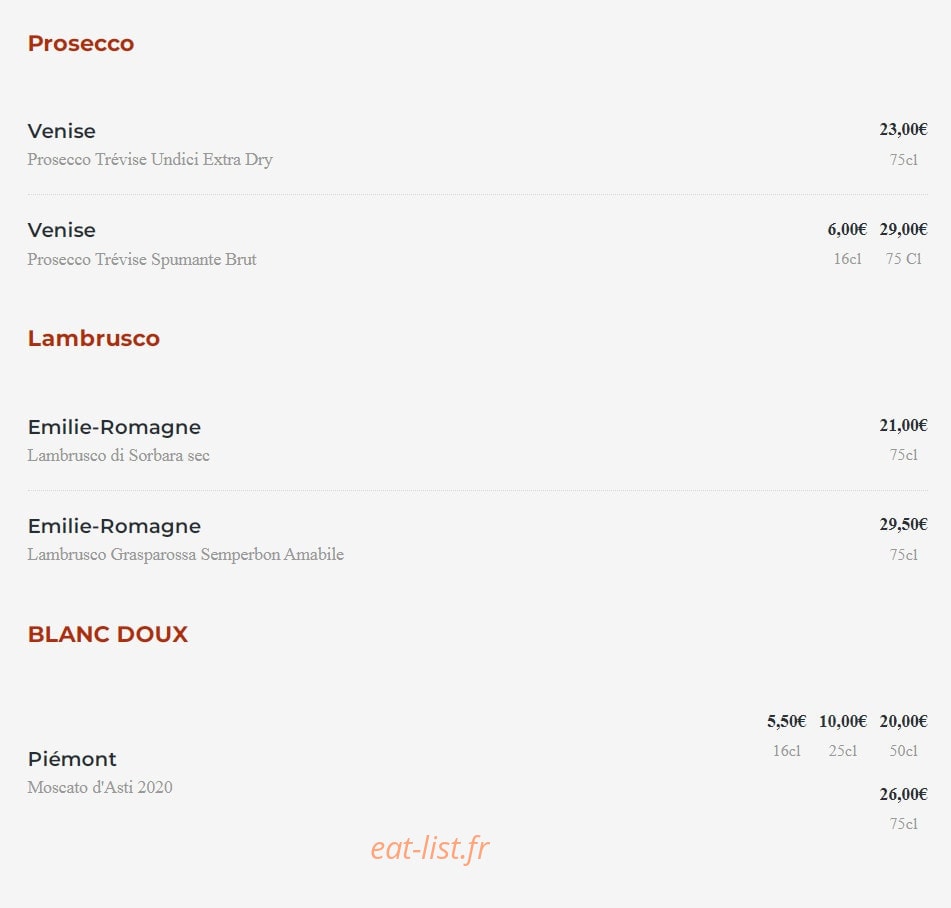 Ave Pizza — carte page 12