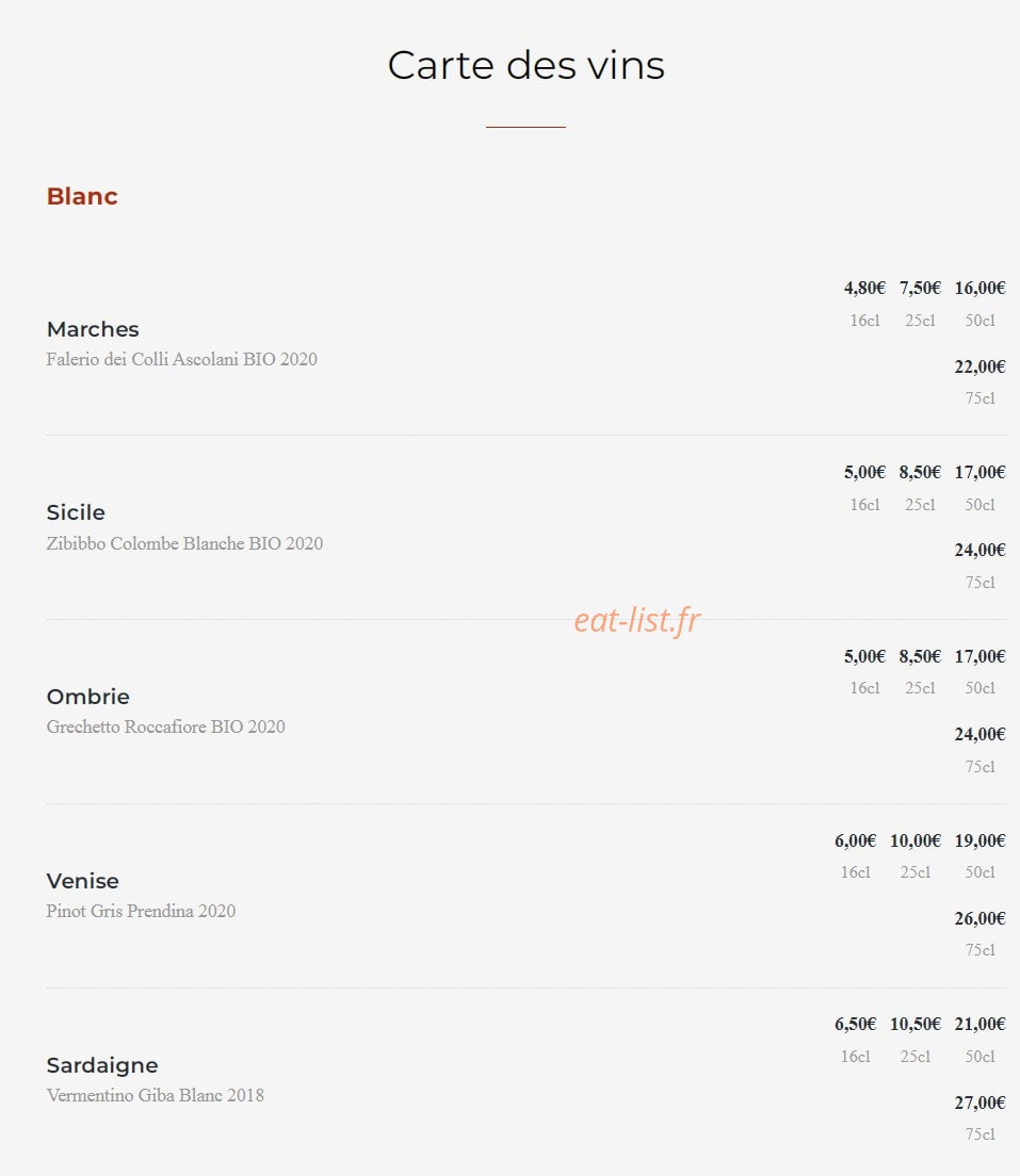 Ave Pizza — carte page 9