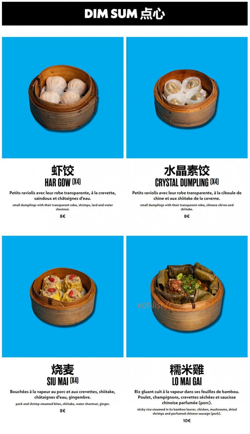 Bao Express — carte page 2