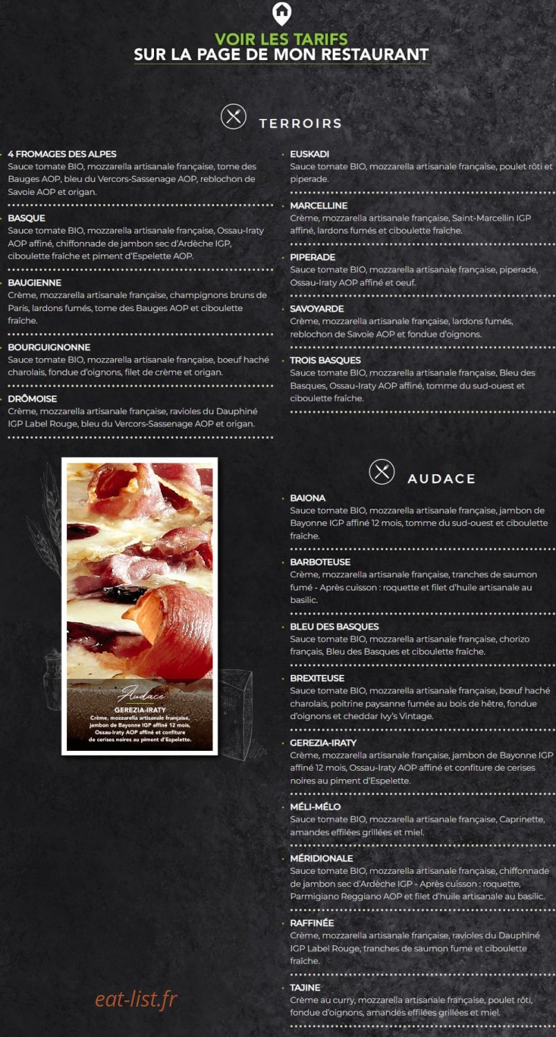 Basilic & Co — carte page 3