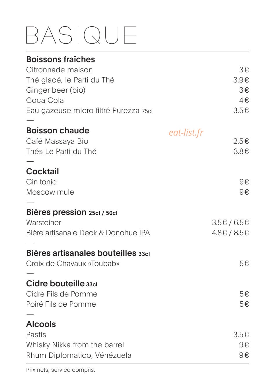 Basique — carte page 4