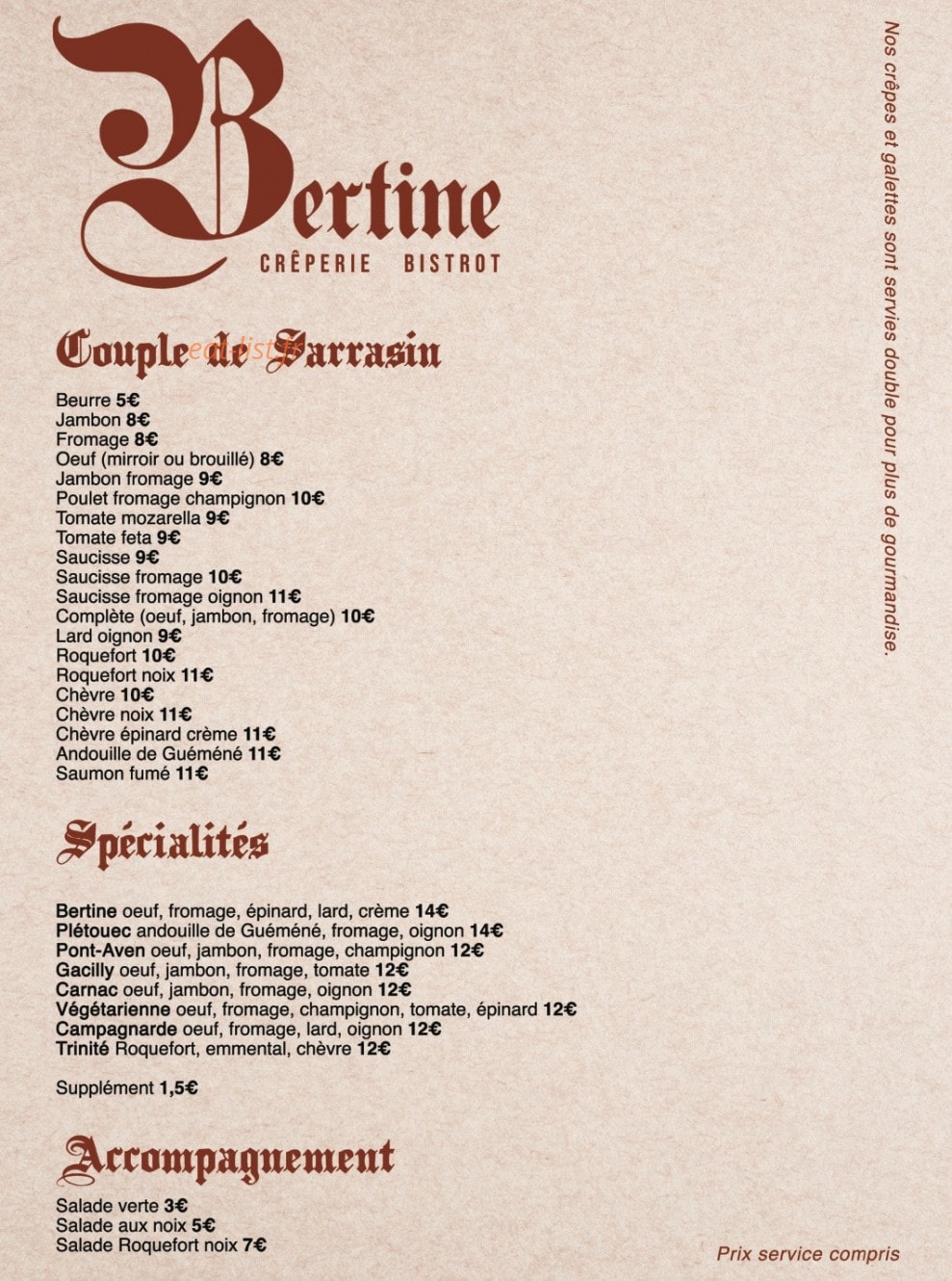 Bertine — carte page 2