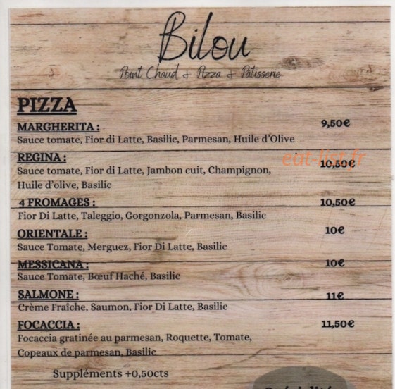 Bilou — carte page 1