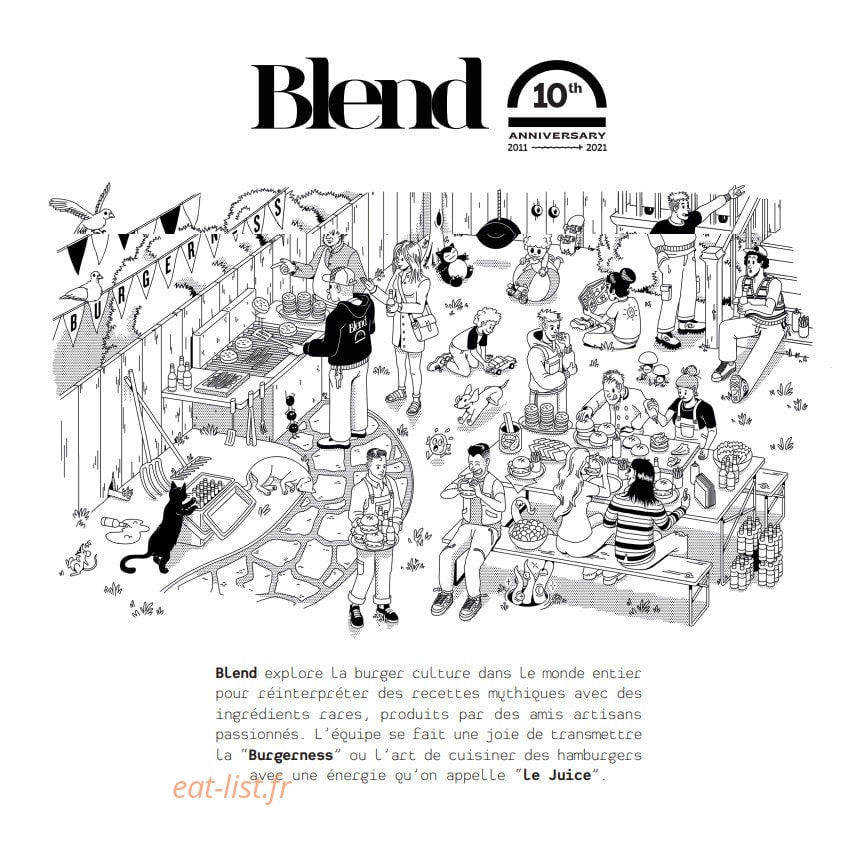 Blend Hamburger — carte page 1