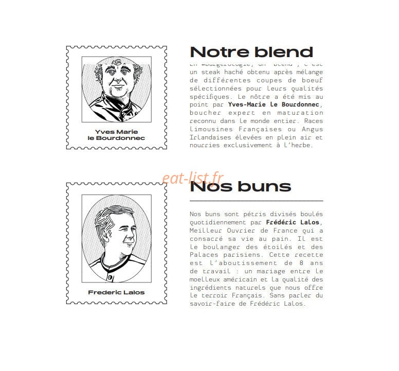 Blend Hamburger — carte page 2