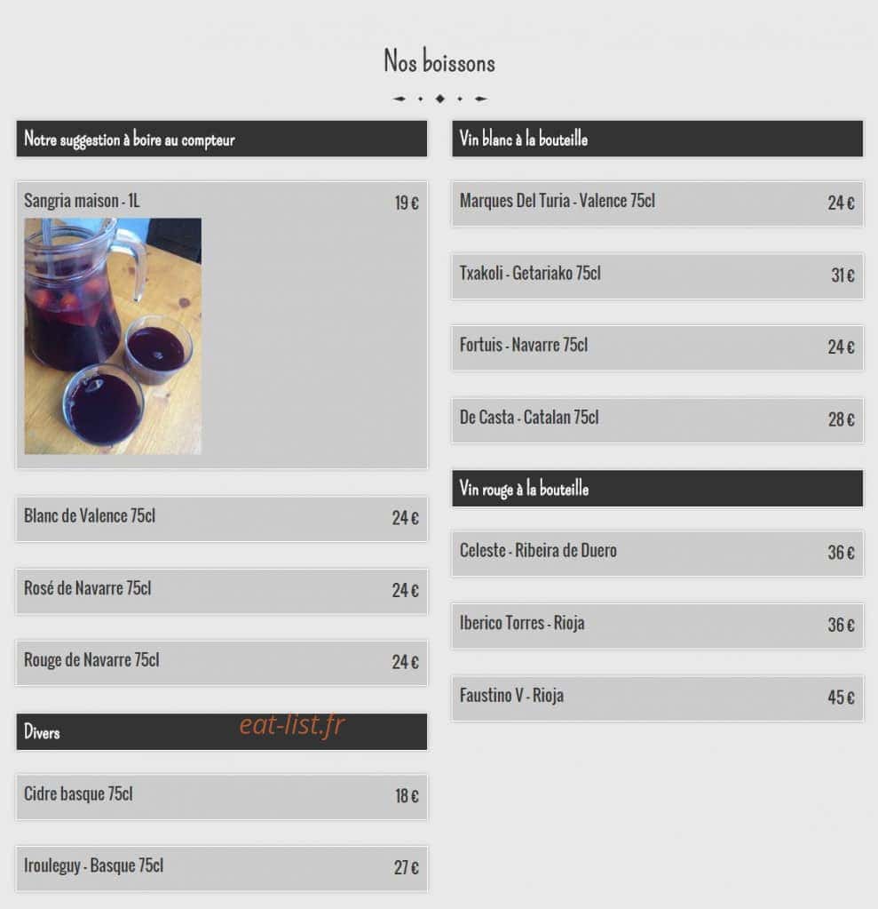 Bodega Potxolo — carte page 4