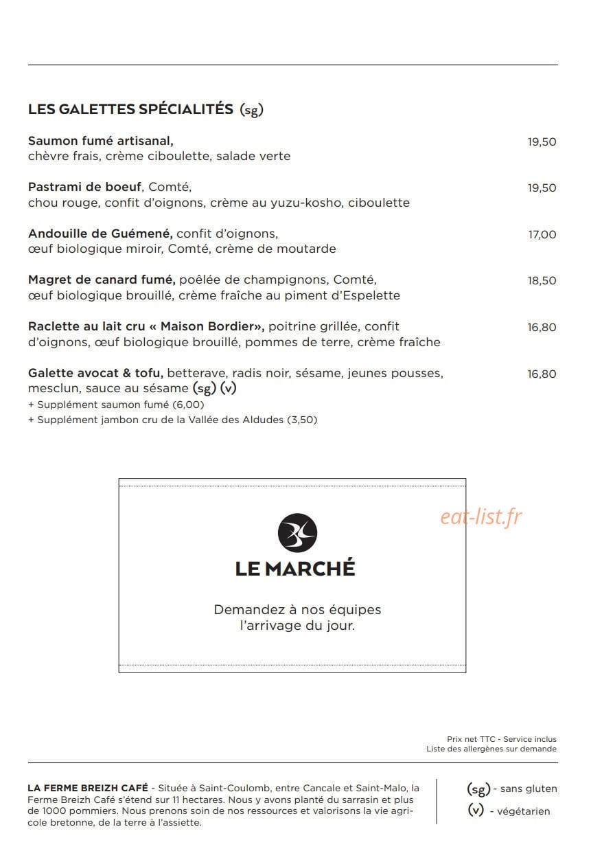 Breizh Café — carte page 4