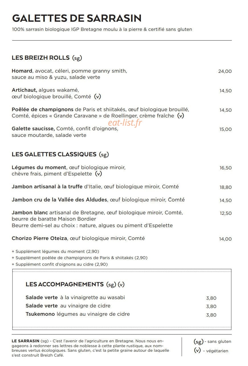 Breizh Café — carte page 3