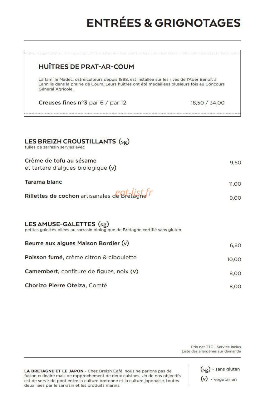Breizh Café — carte page 2
