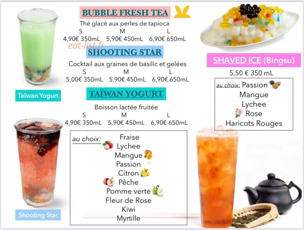 Bunny Tea — carte page 5