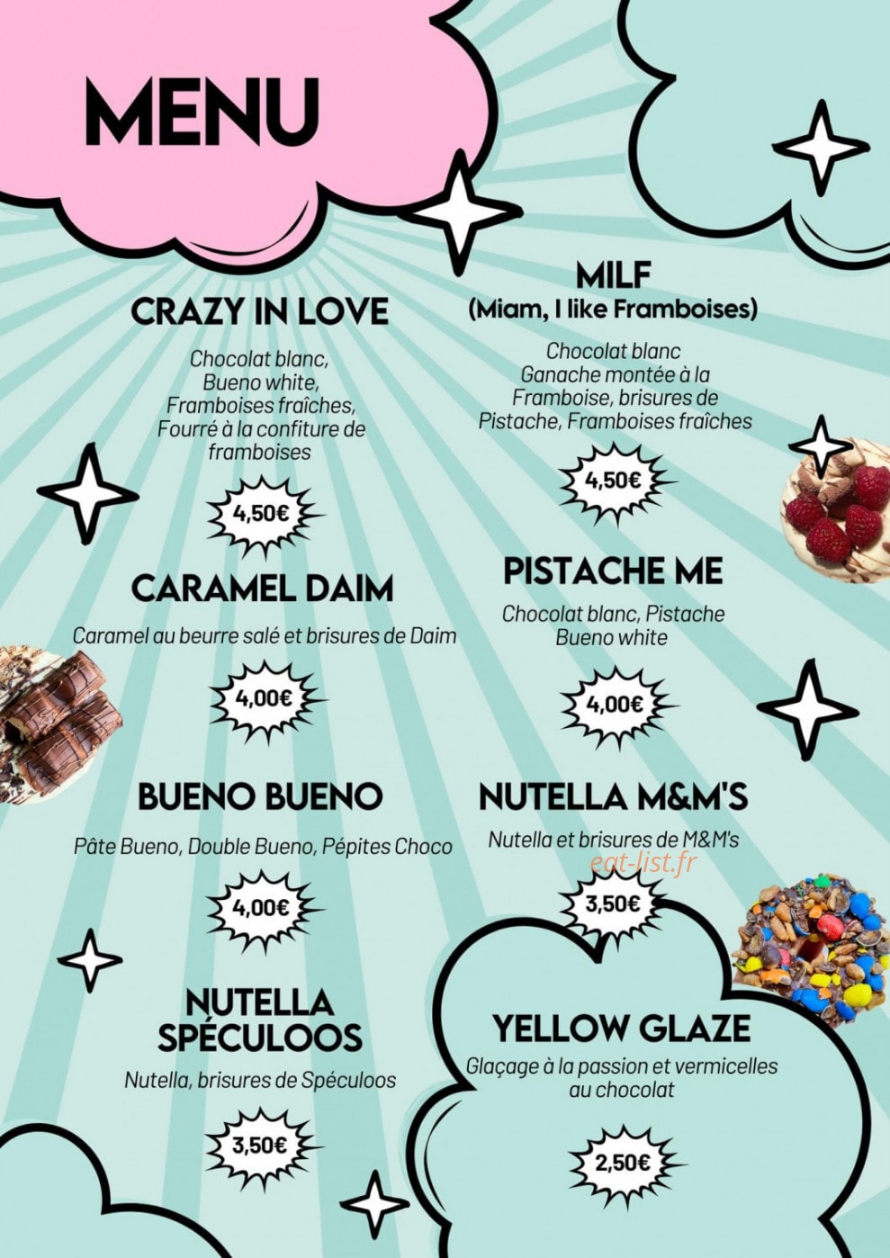 C'est mon Donuts — carte page 2