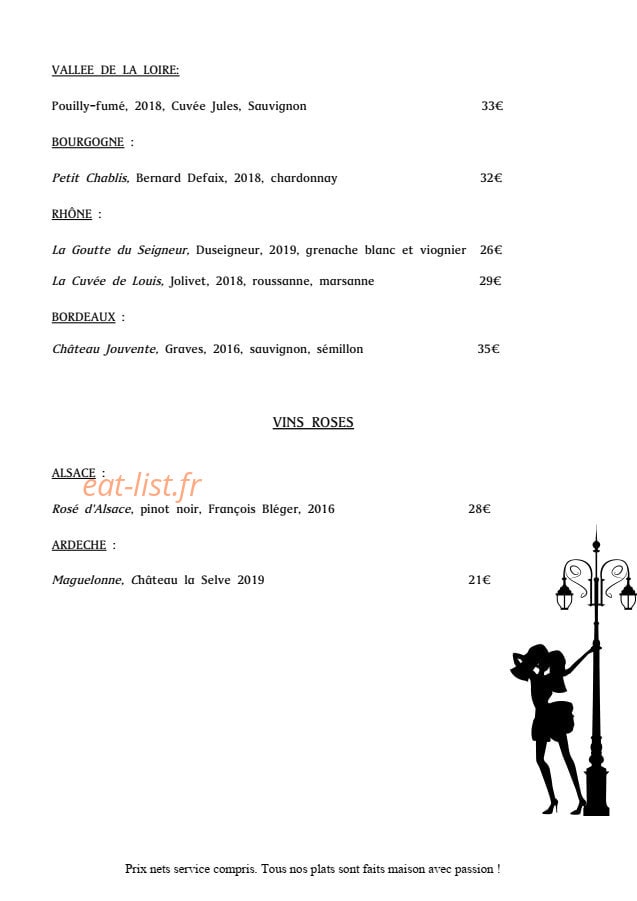 Café Mirabelle — carte page 8