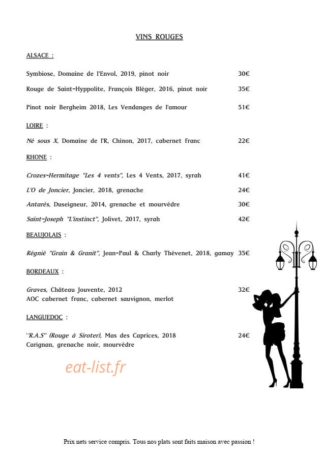 Café Mirabelle — carte page 9