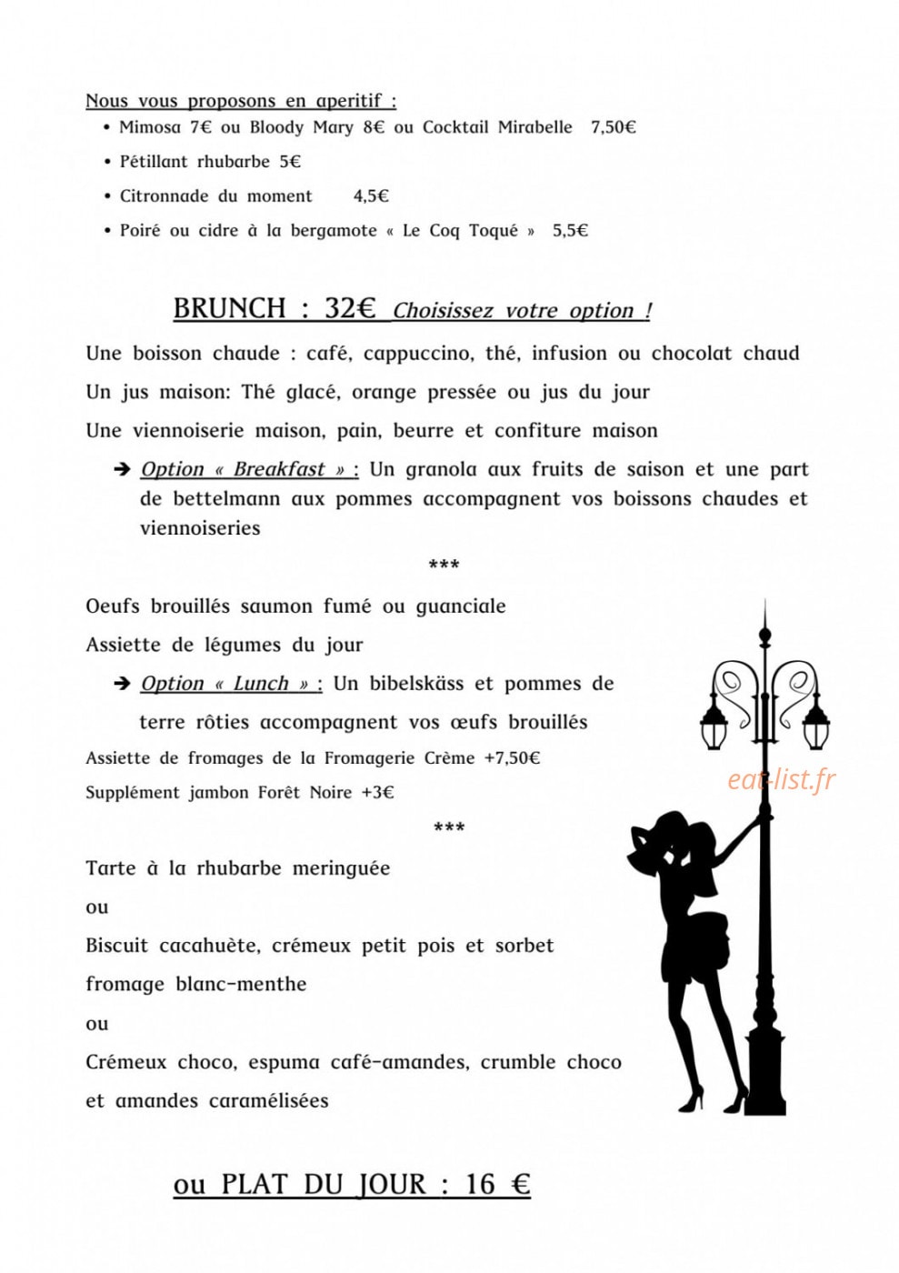 Café Mirabelle — carte page 2