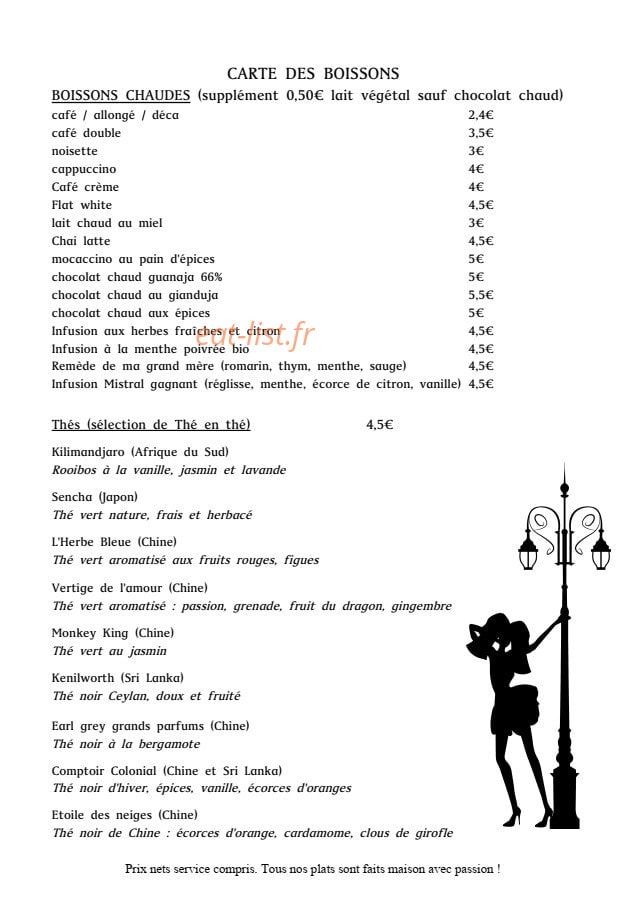 Café Mirabelle — carte page 5
