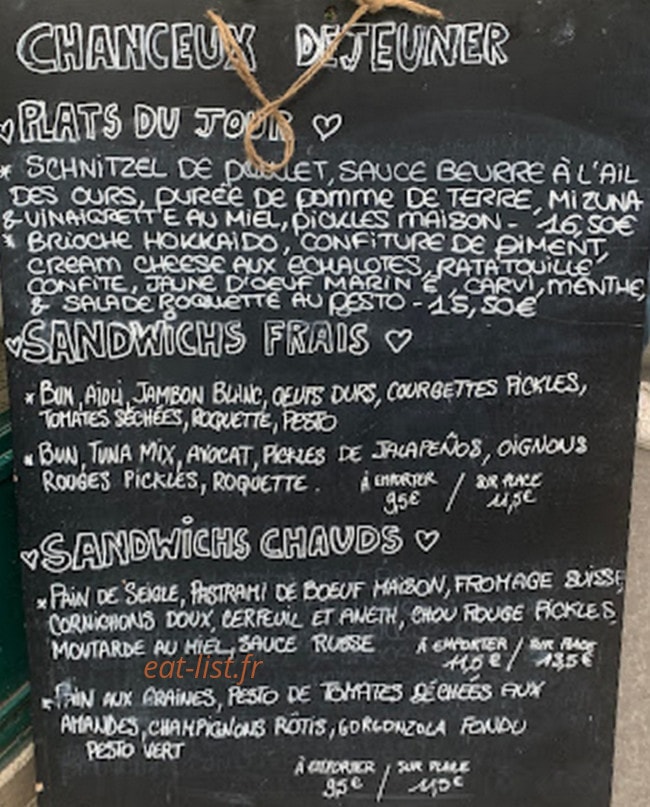 Chanceux — carte page 2