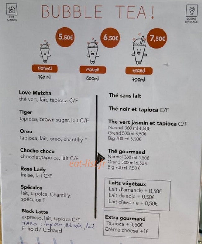 Chez Bami — carte page 4