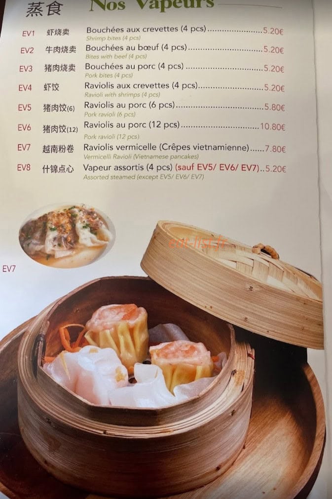 Chez Huang — carte page 10