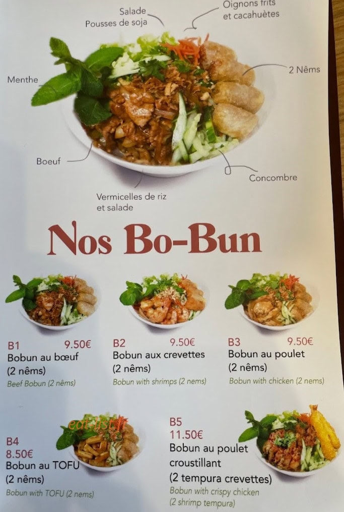 Chez Huang — carte page 7