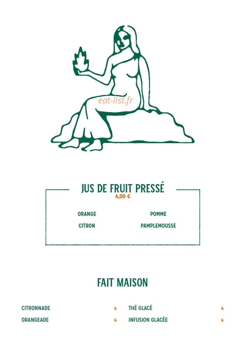 Chez Justine — carte page 5