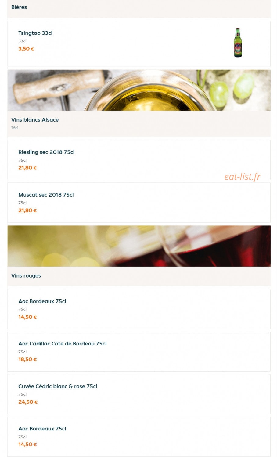 Chi Maisons Du Raviolis — carte page 8