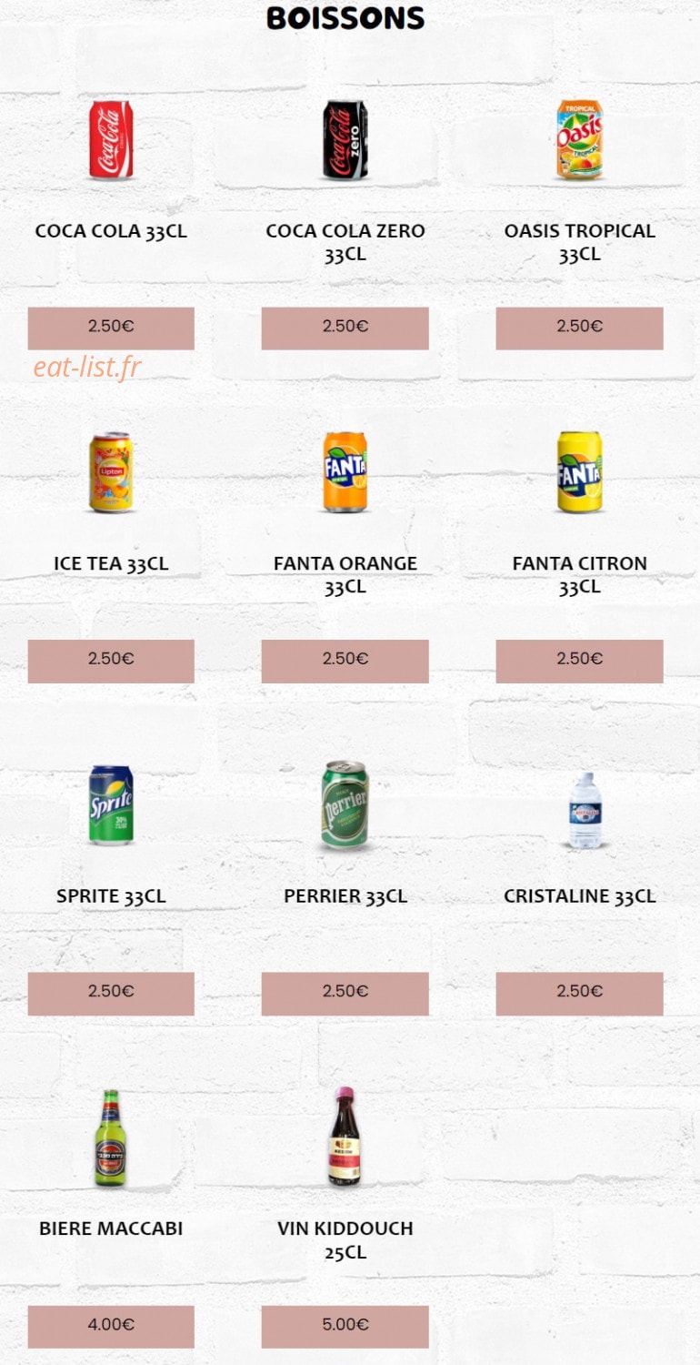 Chicken Delice — carte page 10