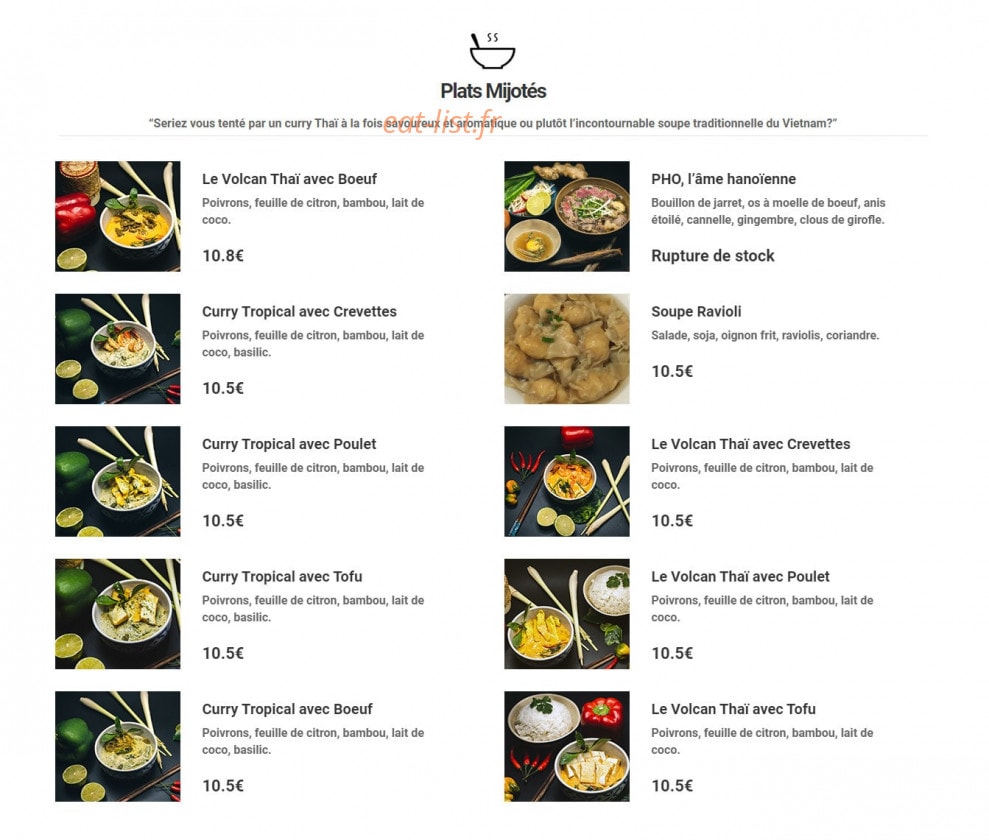 Chopsticks — carte page 4
