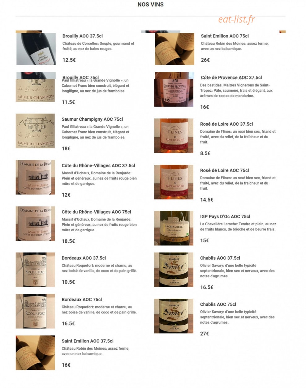 Chopsticks — carte page 8