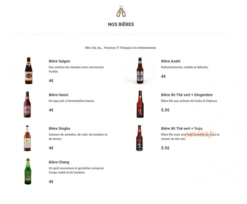 Chopsticks — carte page 6
