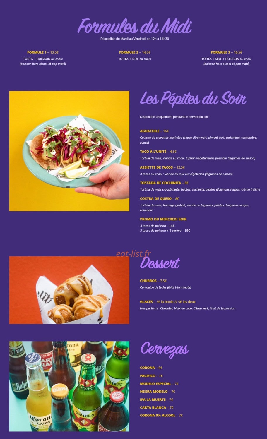 Chulita — carte page 2