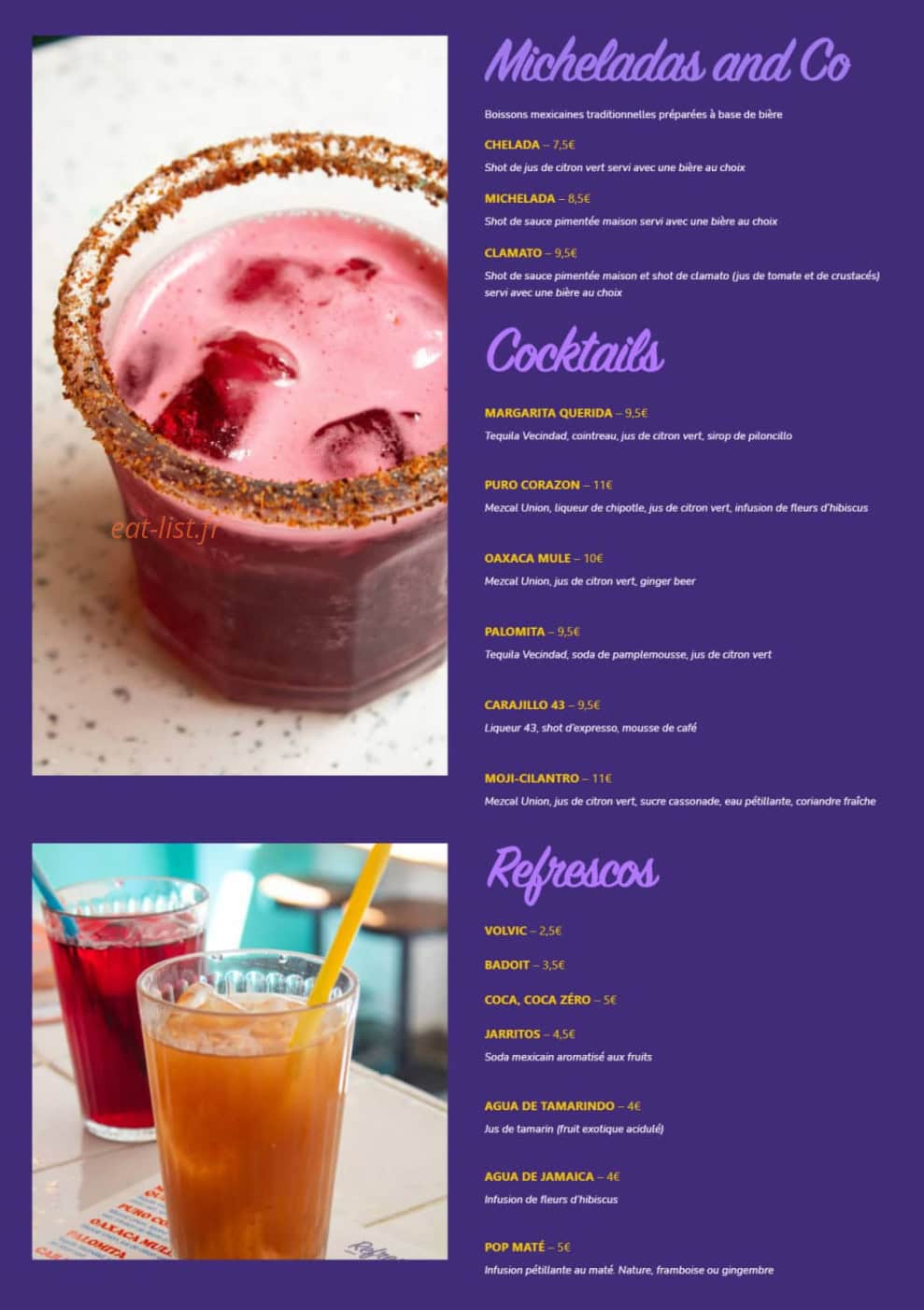 Chulita — carte page 3