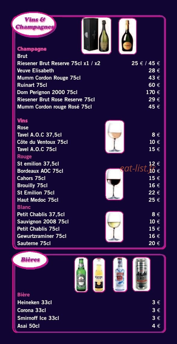 Cocktail Night — carte page 2