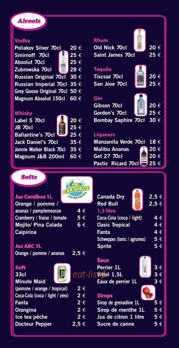Cocktail Night — carte page 3
