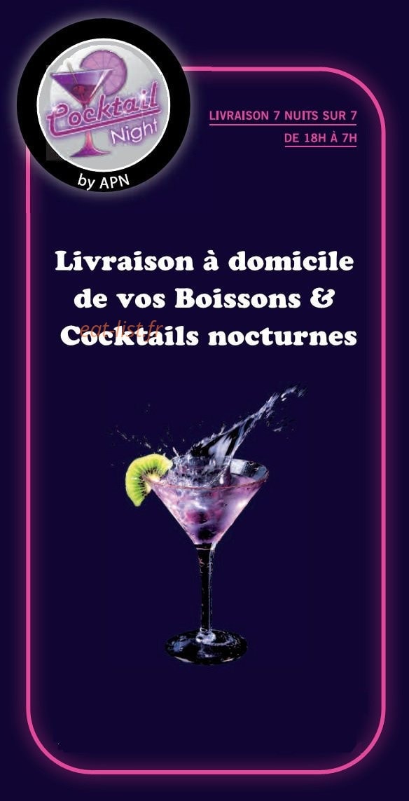 Cocktail Night — carte page 1