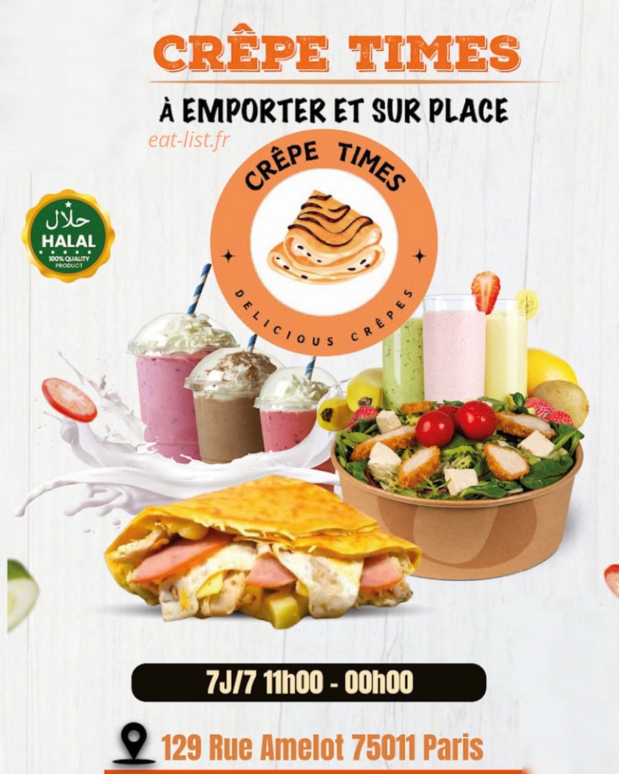 Crêpe Times — carte page 1